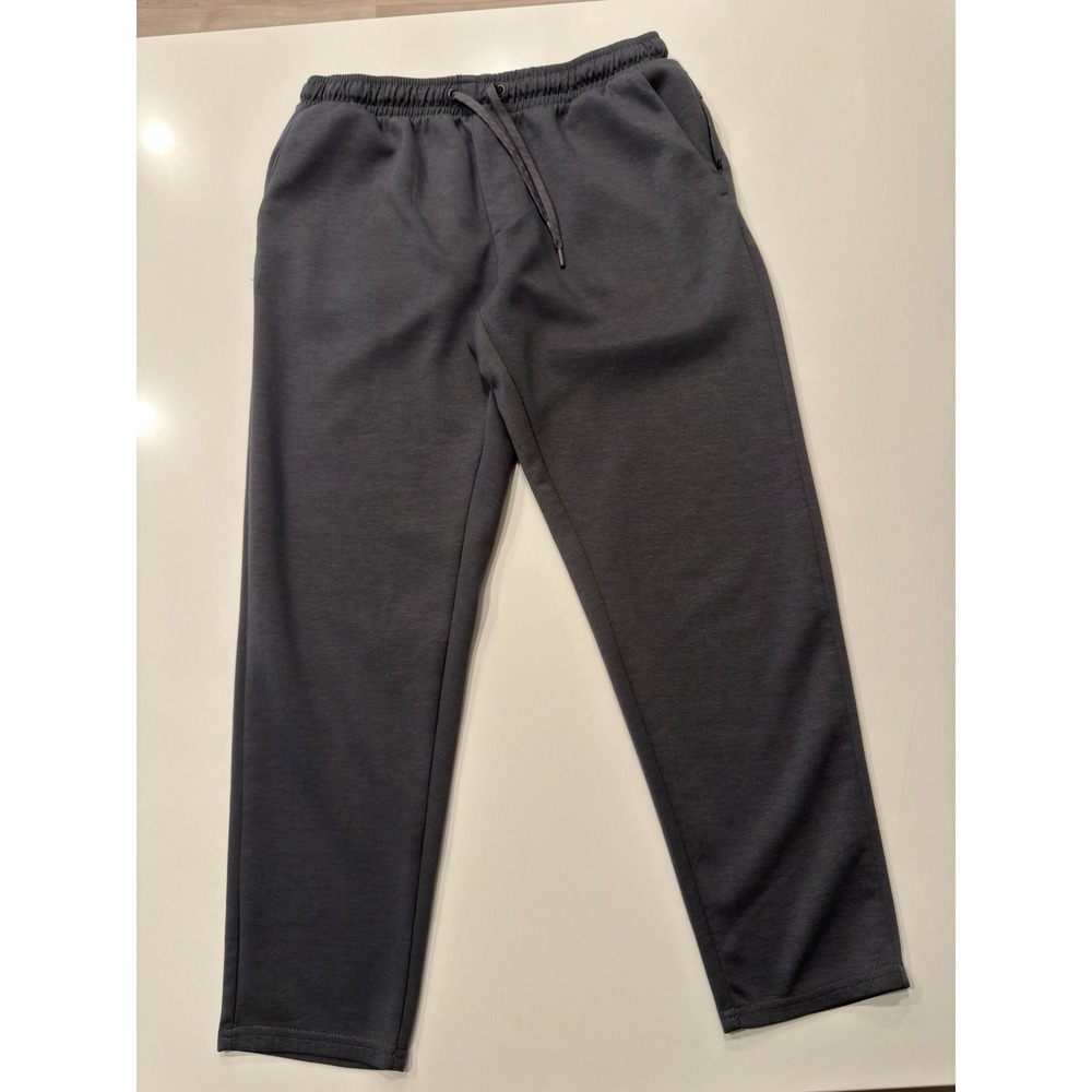 Express Jogger Pants Mens Dark Gray Cotton Stretch Tapered Leg  Large Pre Owned